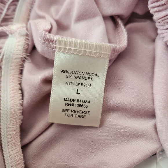 West‎ Kei Smocked Bust Sleeveless Junpsuit In Blush Pink Women's Size Large - Picture 6 of 8